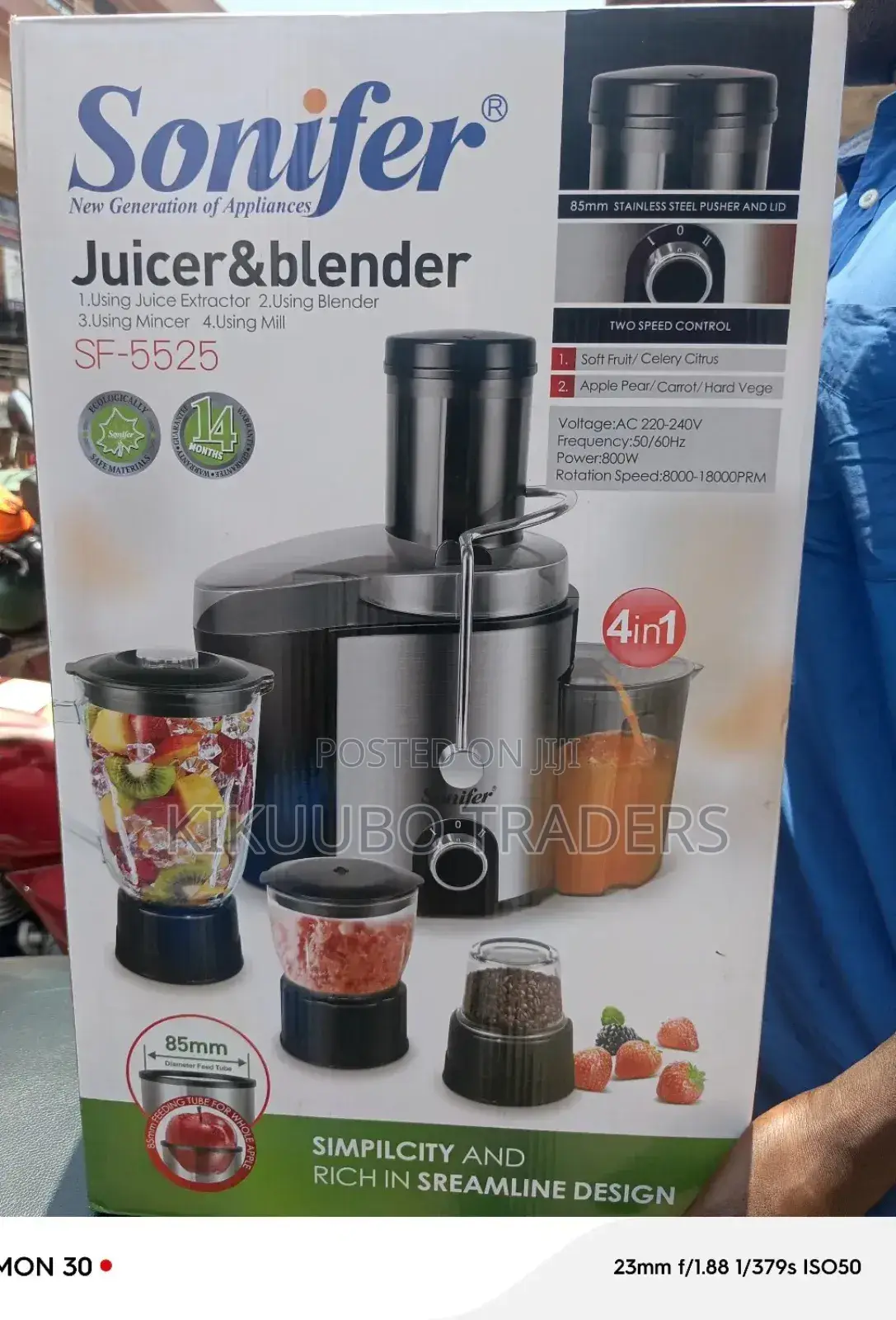 Sonifer 4in1 Juicer Blender Sf-5525