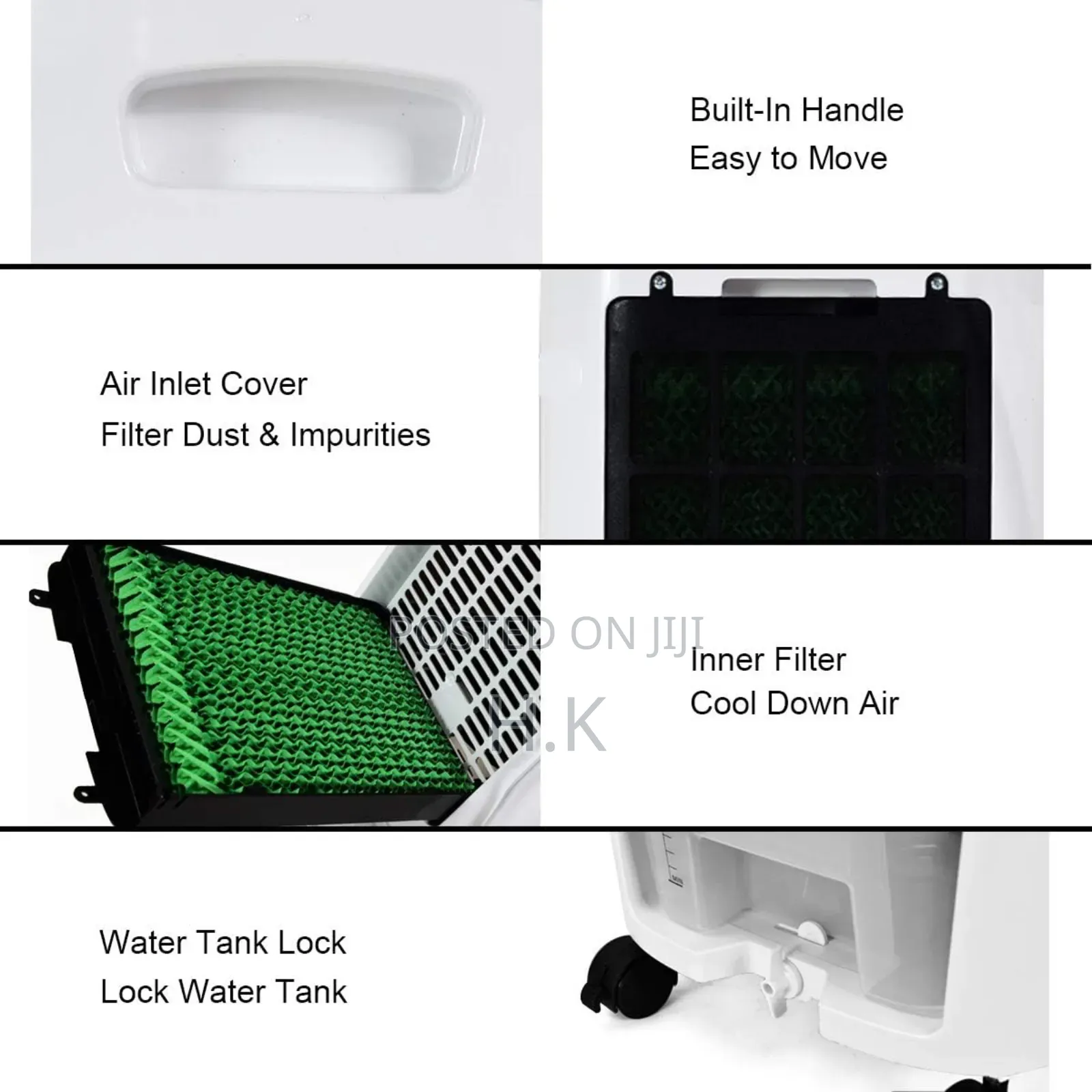 Pixel 7l 3-in-1 Portable Evaporative Air Cooler.