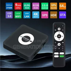 Google Android Tv Box- 128gb Storage and 8gb Ram- All Apps