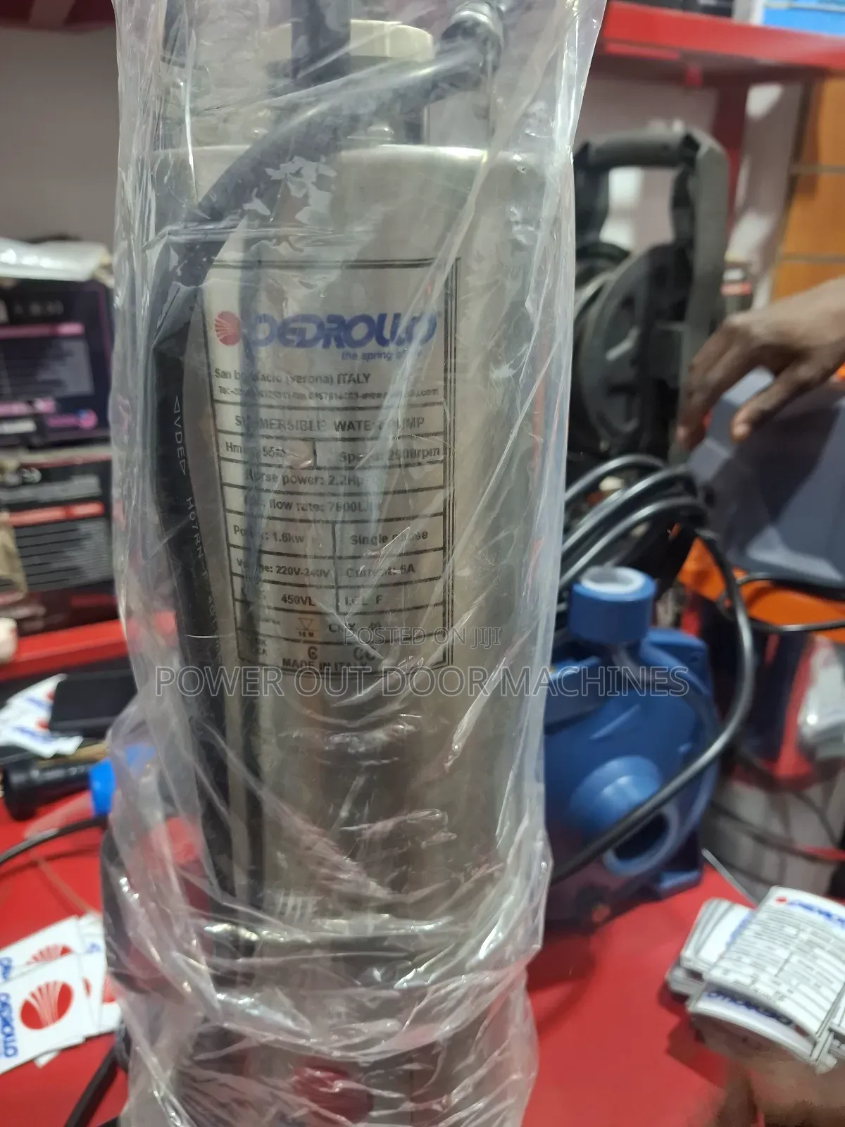 100 Meter Pedrollo Submersible Deep Well Pump
