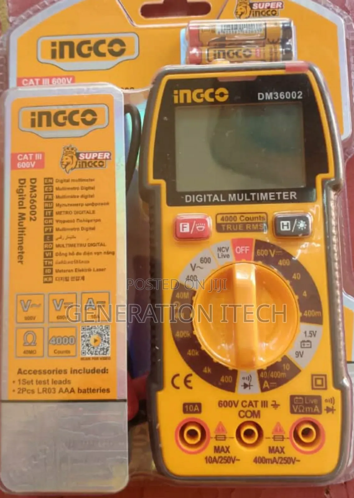 Ingco Digital Multimeter -Dm36002