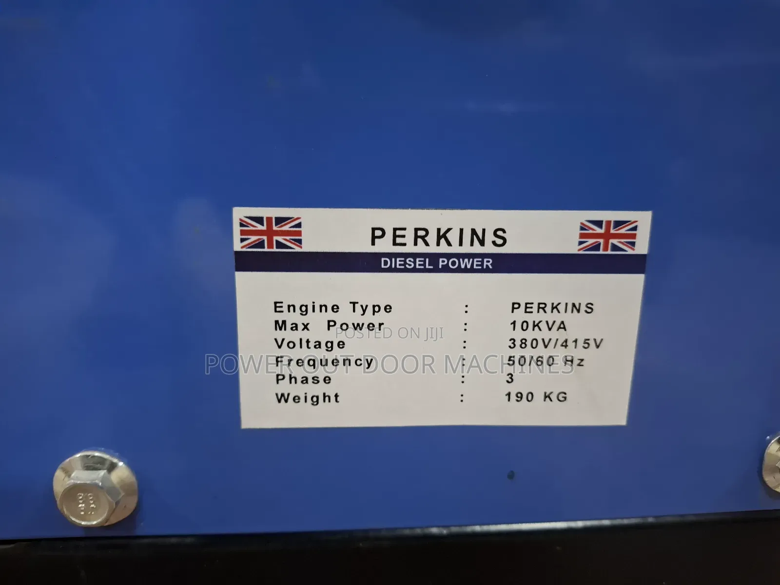 Perkins 10 Kva Diesel Generator
