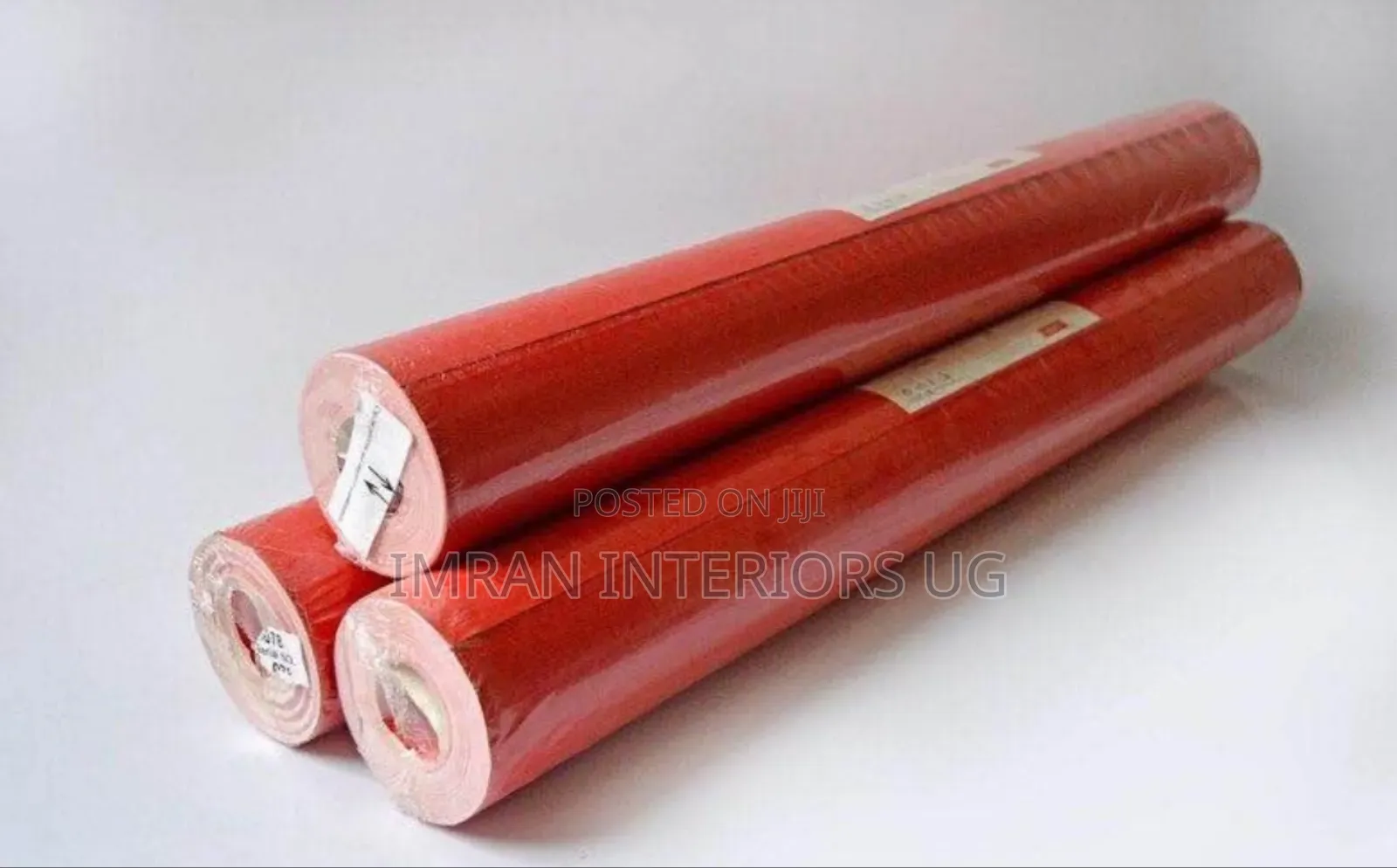 Pure Plain Red Wallpapers Wall Stickers Per Square Meter.