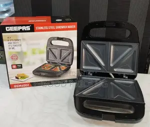 Geepas Stainless Steel Sandwich Maker 750 Watts
