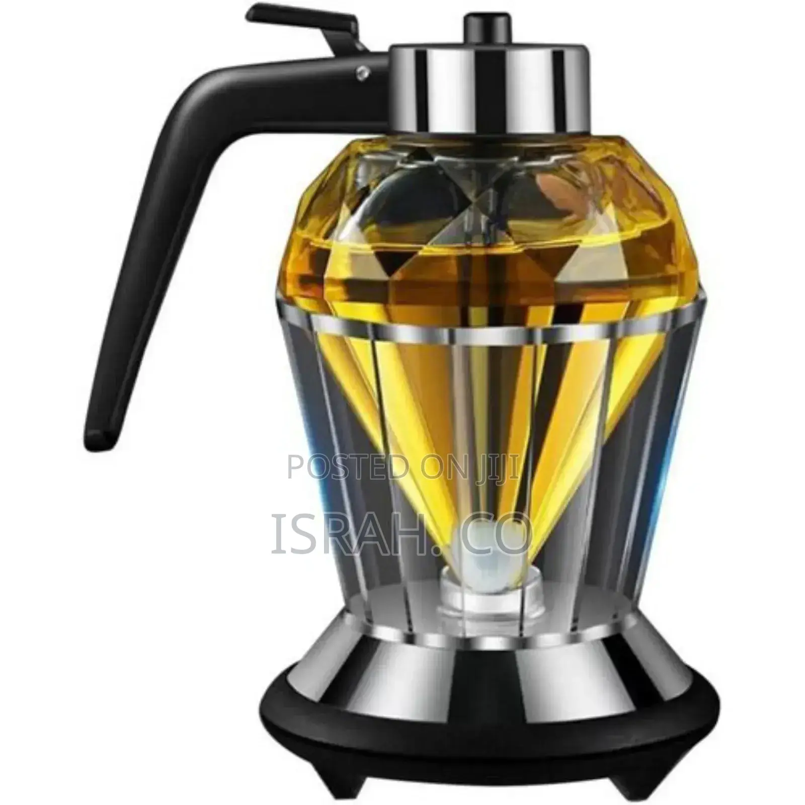 Diamond Appearance Drip Dropless Glass Honey Jar With Syrup