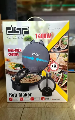 DSP Roti Maker-Automatic 1400w Temperature Control Non-Stick