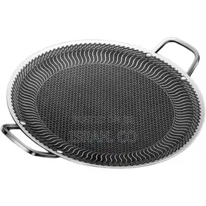 37cm Round BBQ Griddle Pans With Nonstick Barbecues Plate