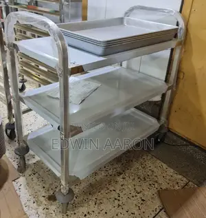 3 Tier Stainless Steel Commercial Trolley