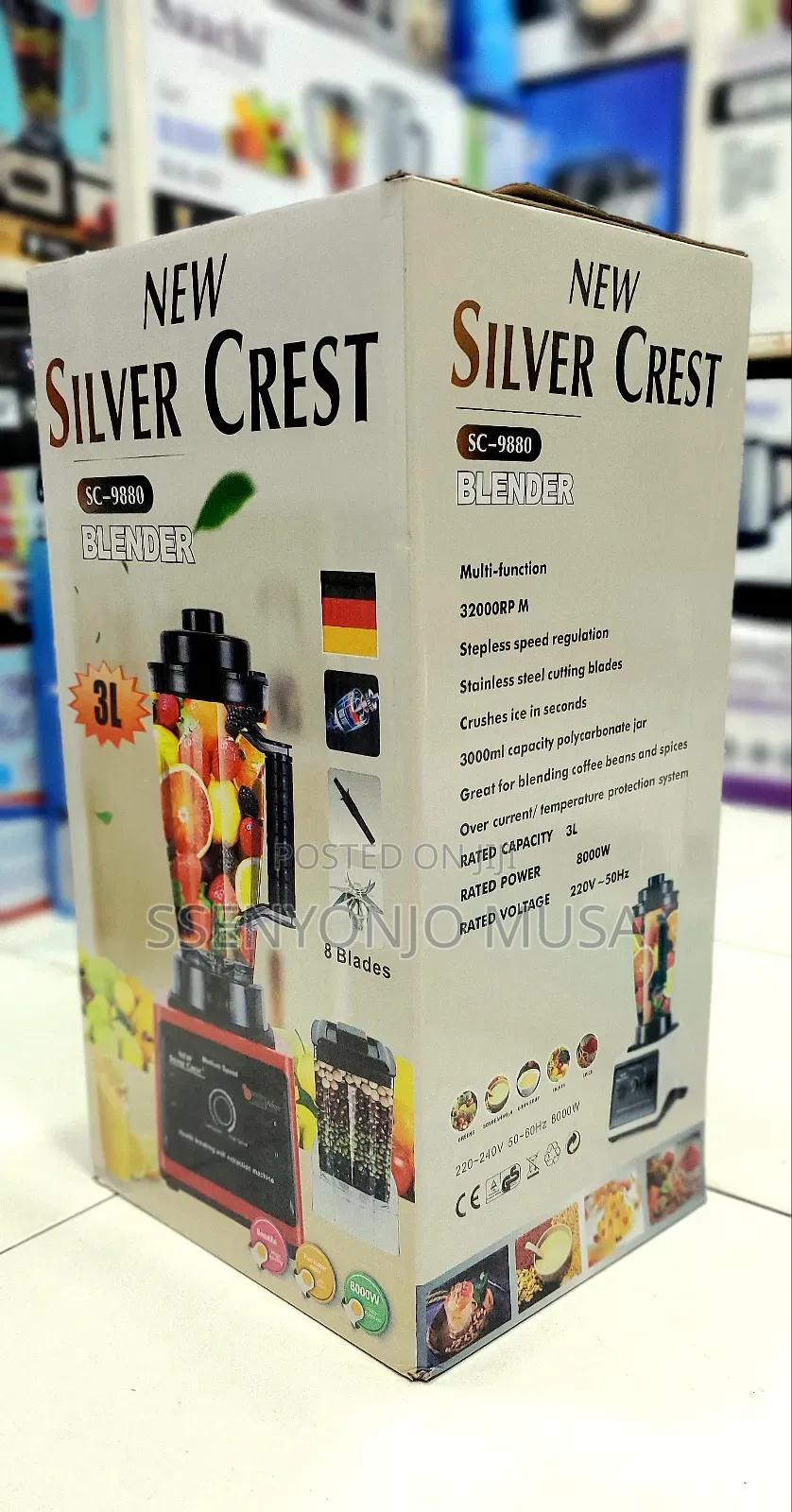 Silver Crest Sc-9880 Multi-Function Blender