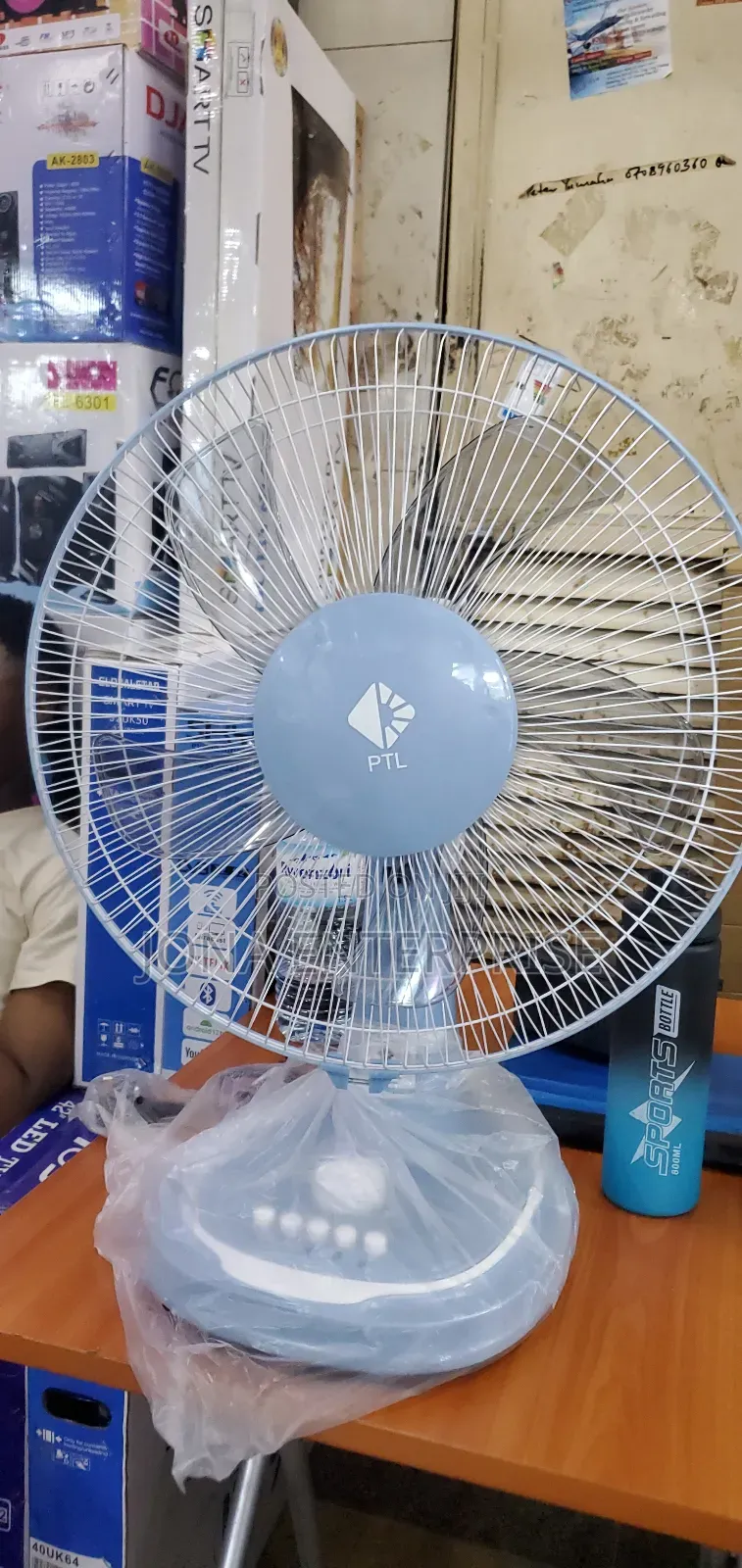 Table Fan Pearl Light