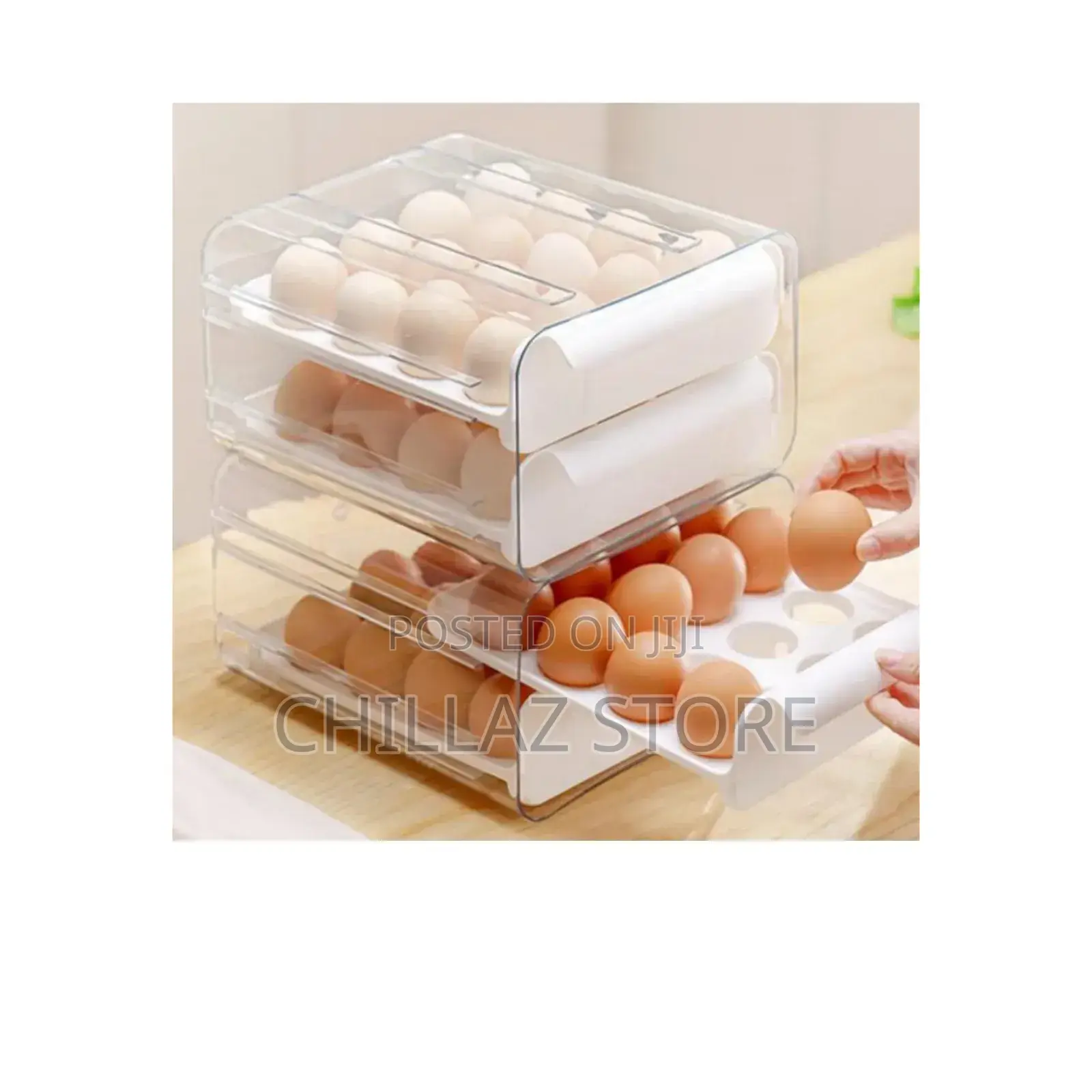 4 Layers Plastic Egg Holder.