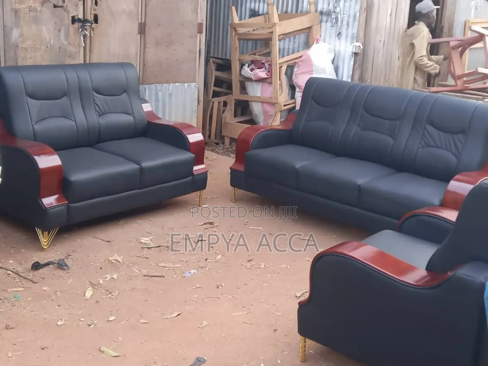 Asal Sofa Set Leather