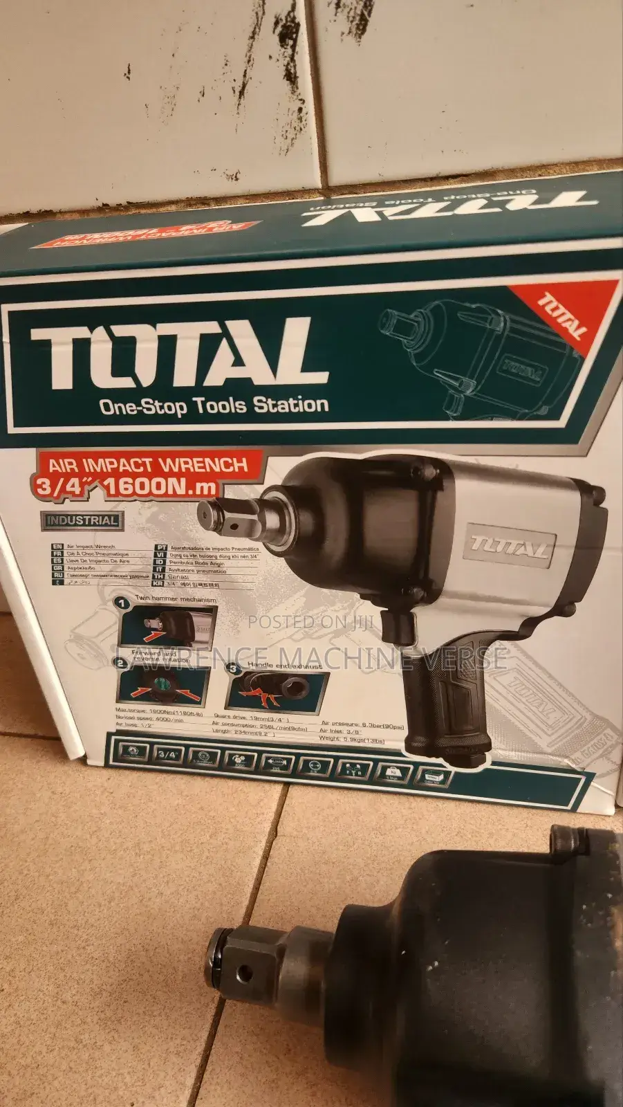 Air Impact Wrench 3/4 1600n