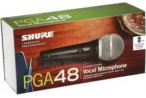 Shure Pga48 Cardioid Dynamic Wired Vocal Microphone