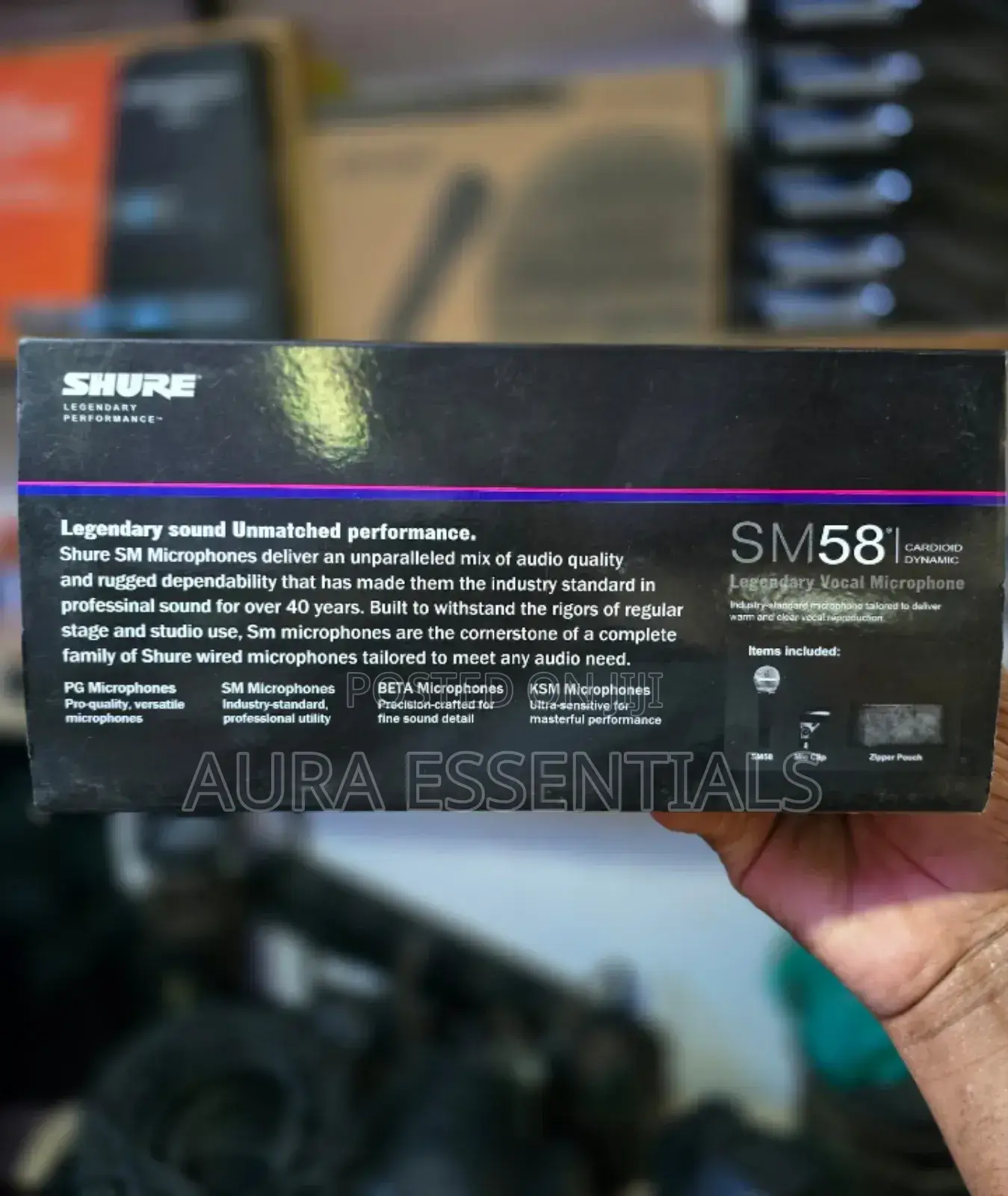 Shure Sm58 Wired Vocal Microphone