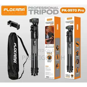Plokama Professional Tripod Pk-9970 for Phones and Camera 2m