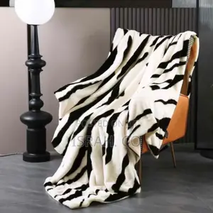 Cozy Warm Blanket White and Black