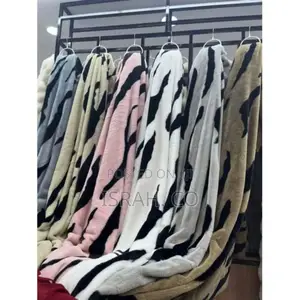 Faux Fur Blanket Throws Multi Colored