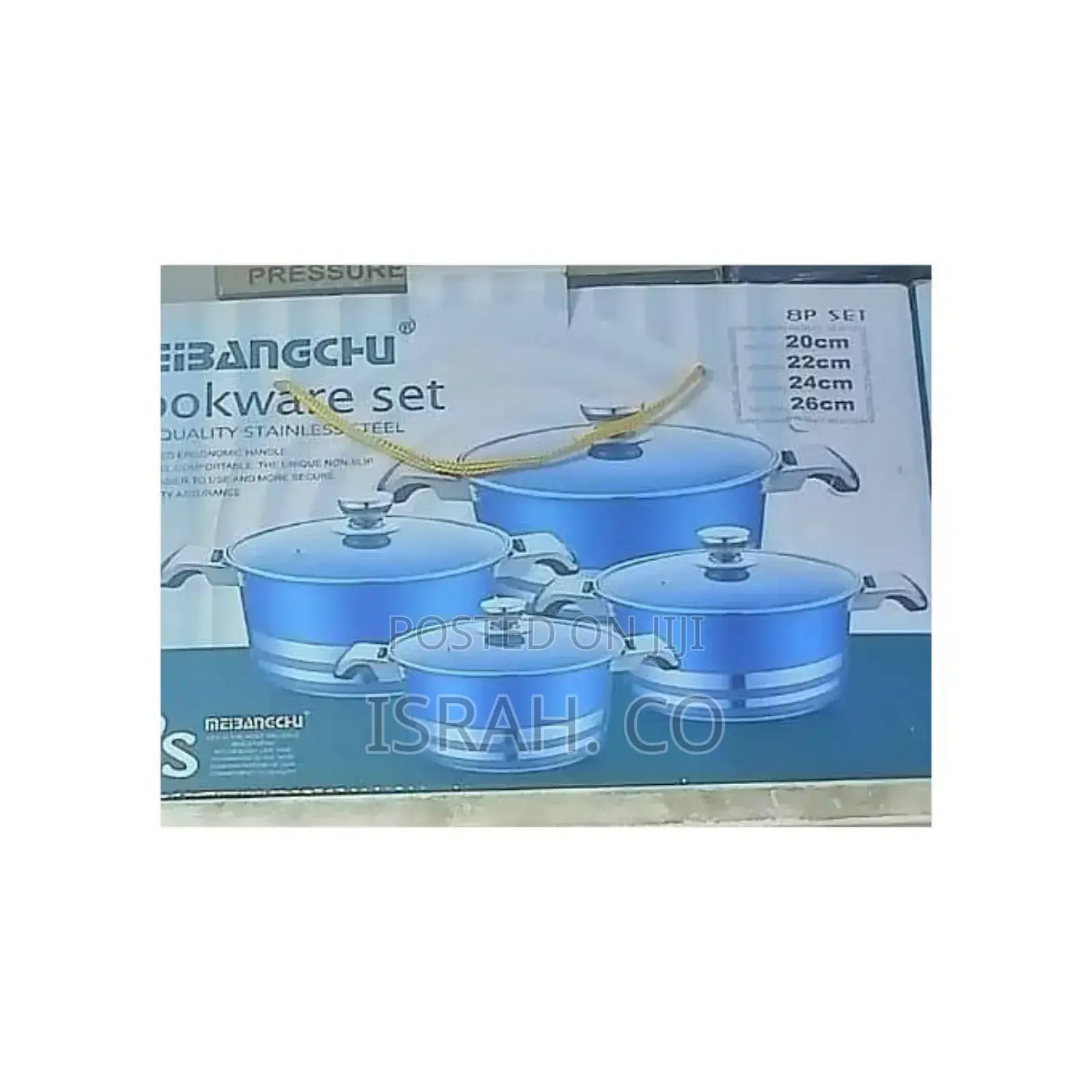 Stainless Steel 8pcs Induction Cooker Cookware Set
