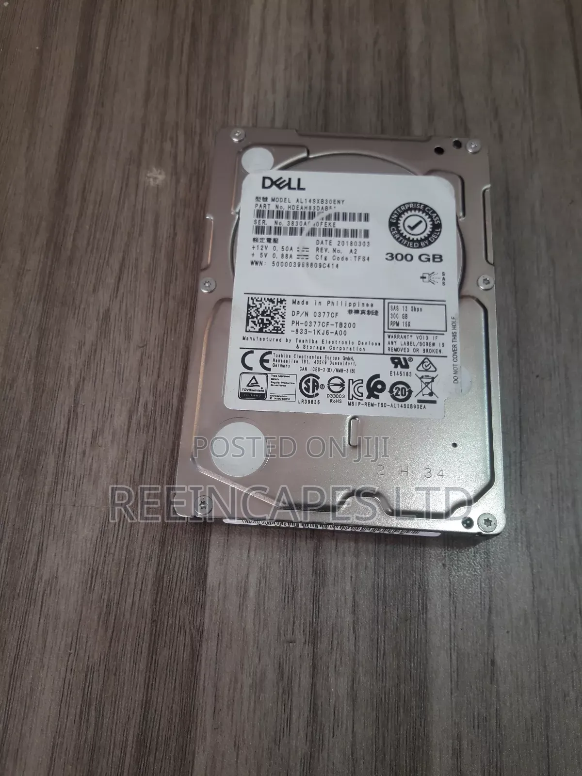 Dell 300gb Hard Disk Drive