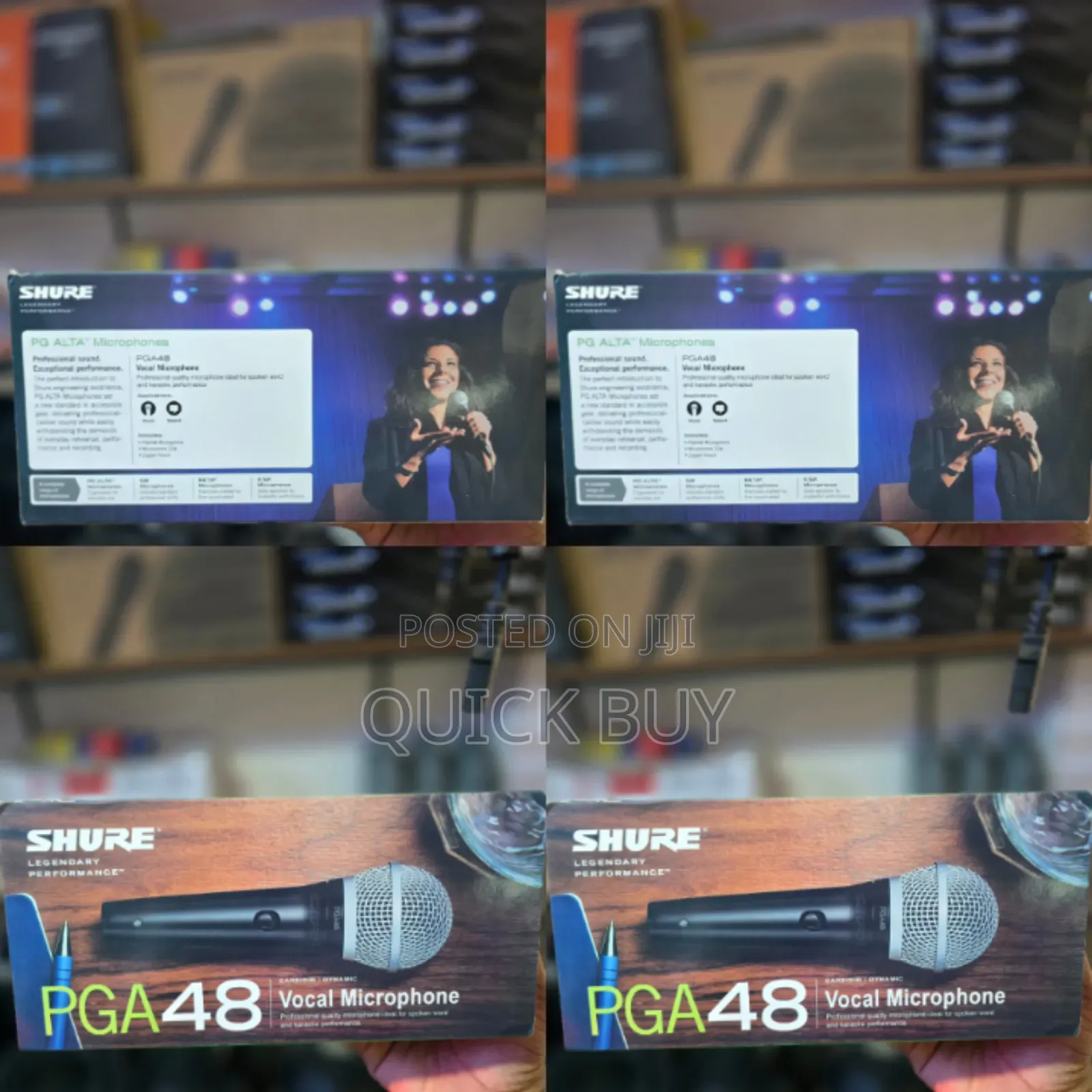 Shure Pga48 Cardioid Dynamic Wired Microphone