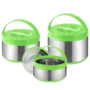 3pcs Stainless Steel Food Container Lunch Box Set