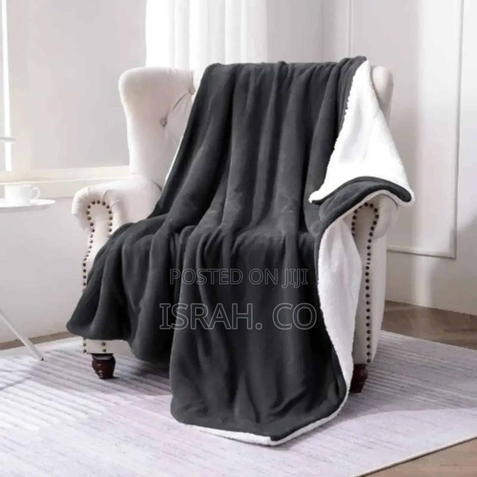 Throw Blankets for Bed, Sofa Couches Black