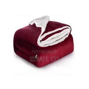 Soft and Plush Throw Blanket Maroon