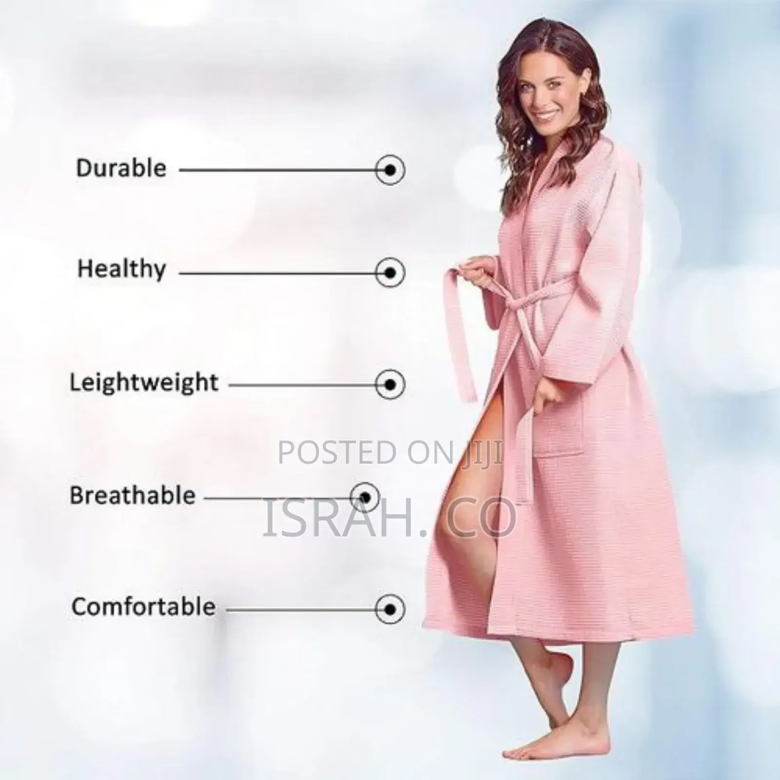 Spa Bath Robe Pink