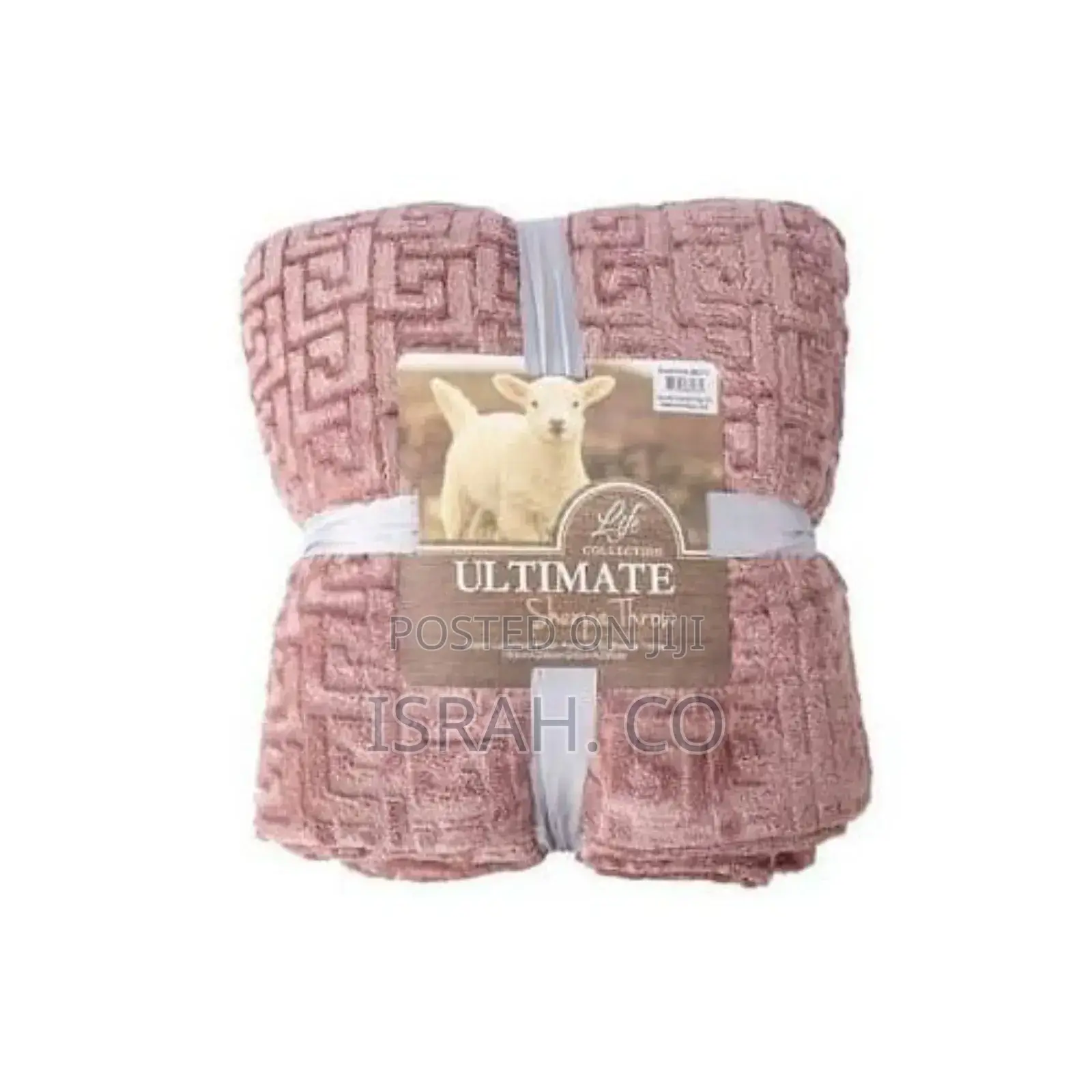 High-Quality Sherpa Blanket Pink