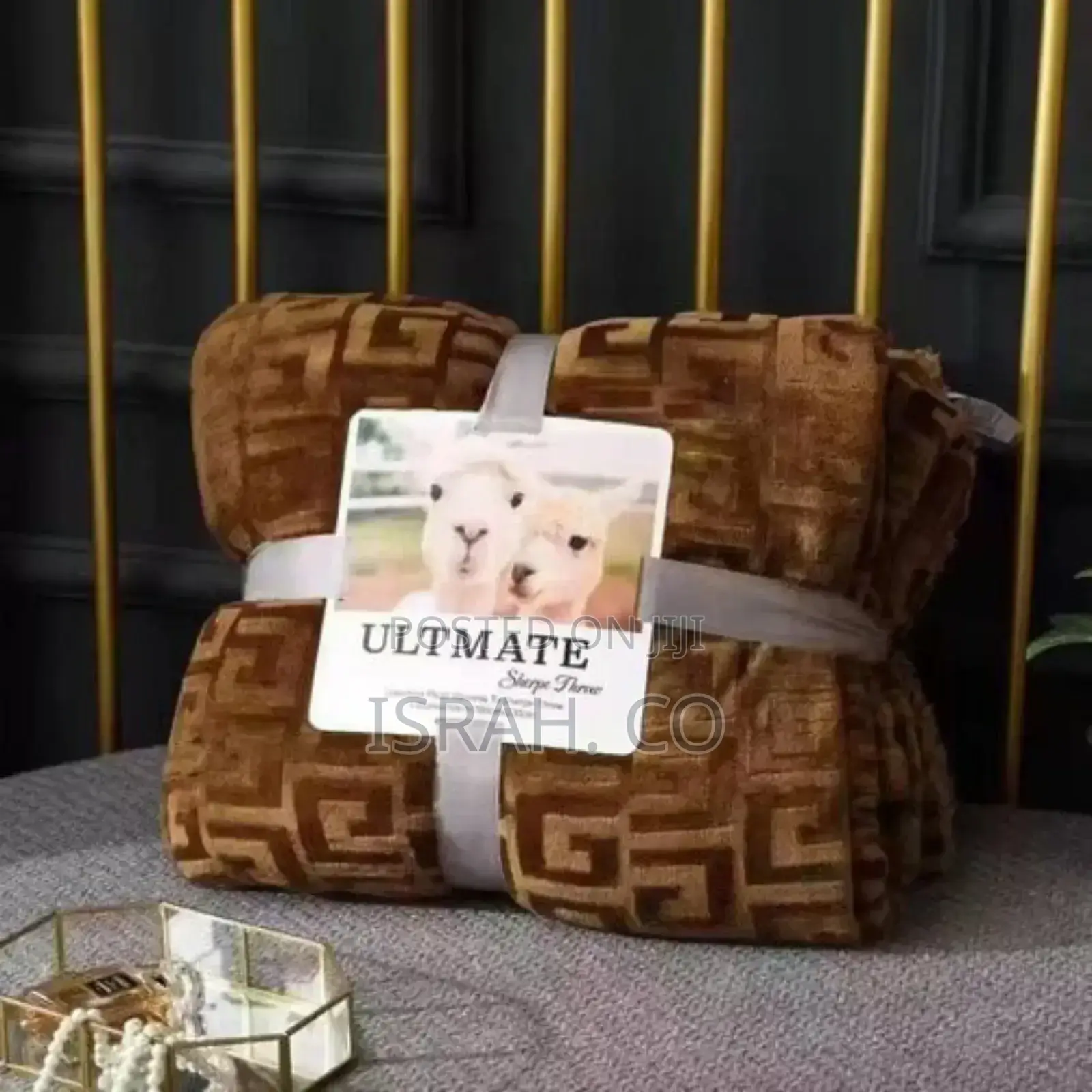 Plush Warm Sherpa Blanket Brown