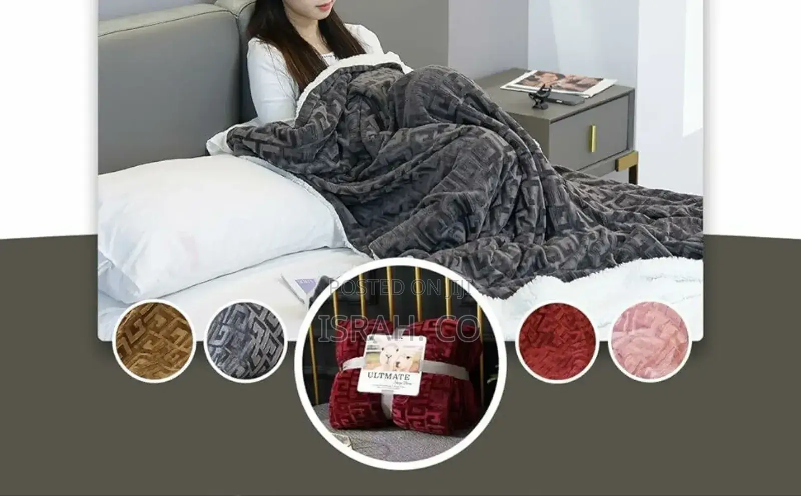 Quality of 100% Teddy Fleece Polyester Fabric Flees Blanket