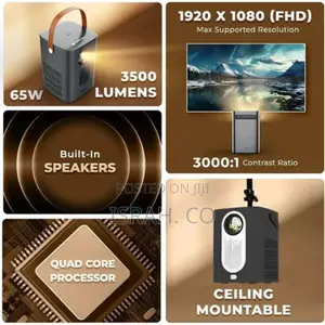 Borrego Smart 4 Smart DLP Android 9 Minivideo Wifi Projector