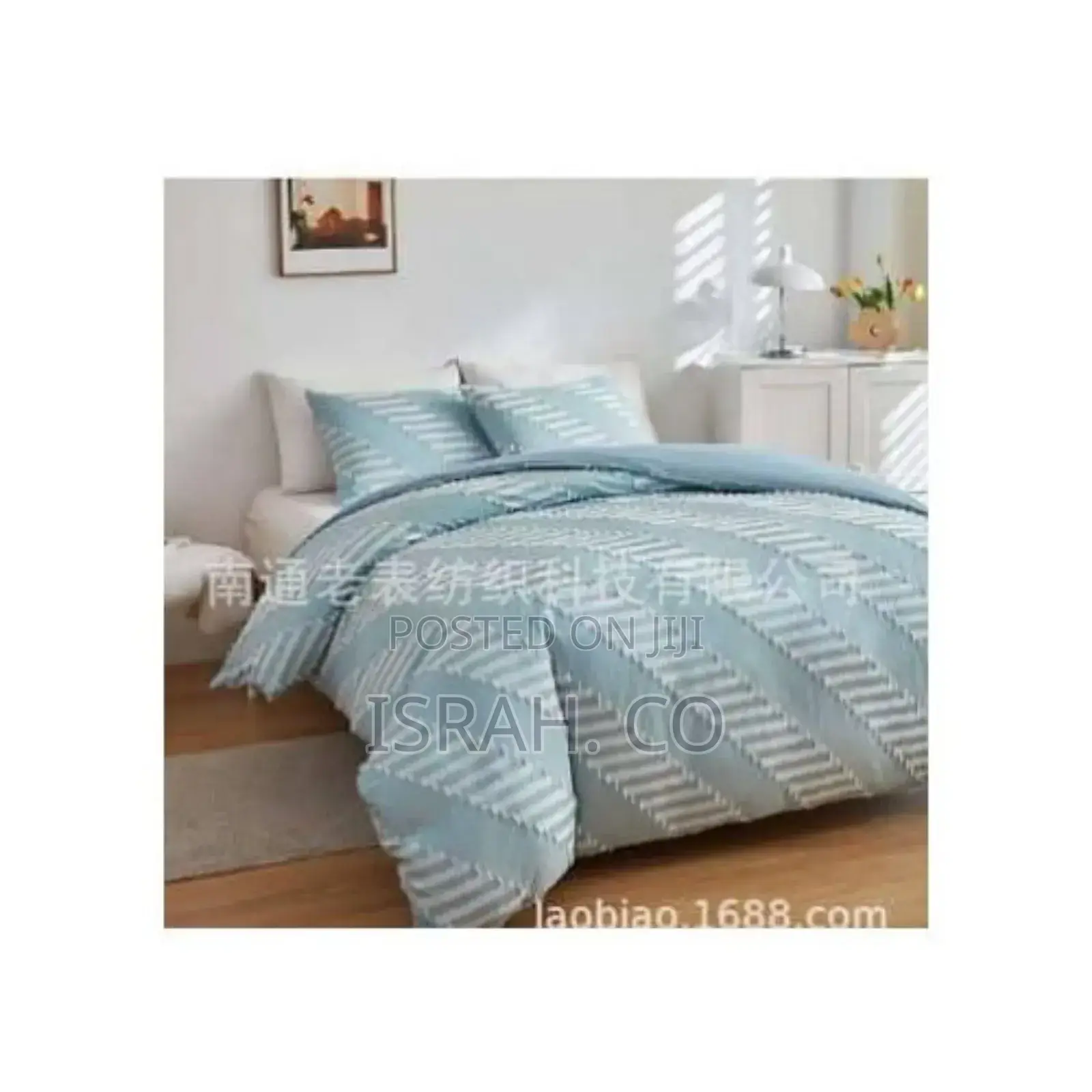 6 PCS Set Folding Crease Jacquard Comforter Duvet Covers
