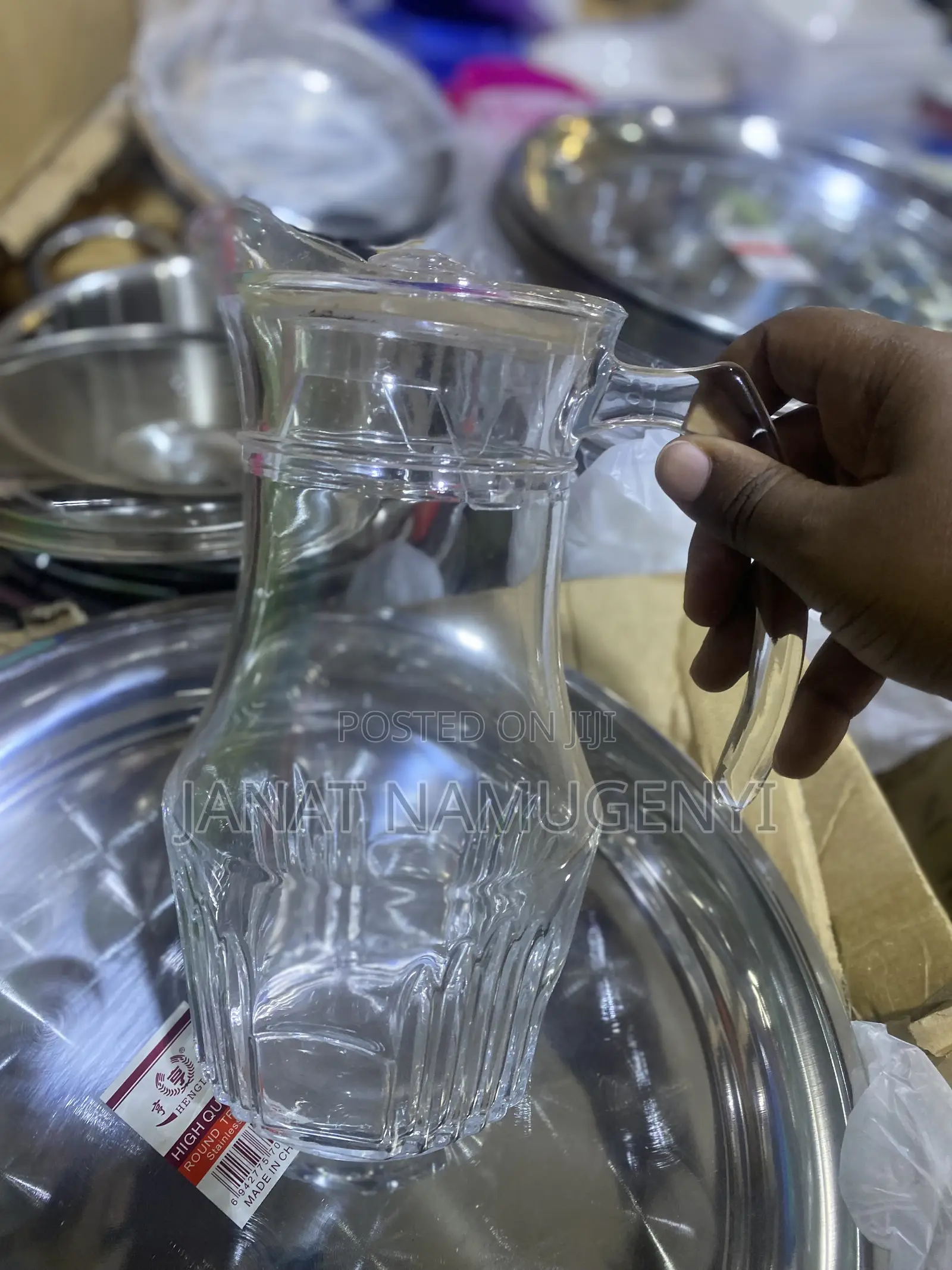 Glass Juice Jug Available