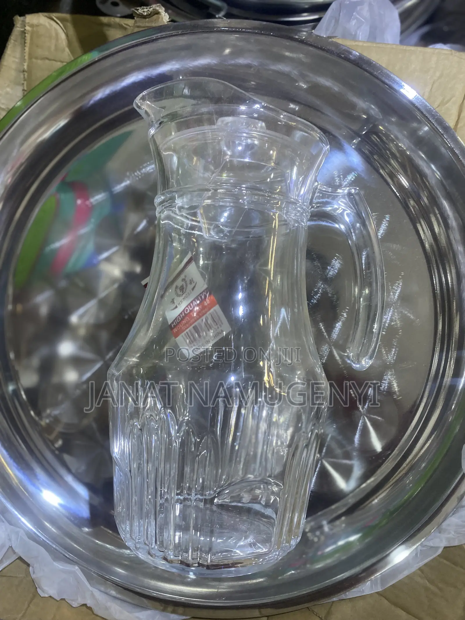 Glass Juice Jug Available