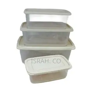 4 Piece Food Storage Containers Tins With Lids