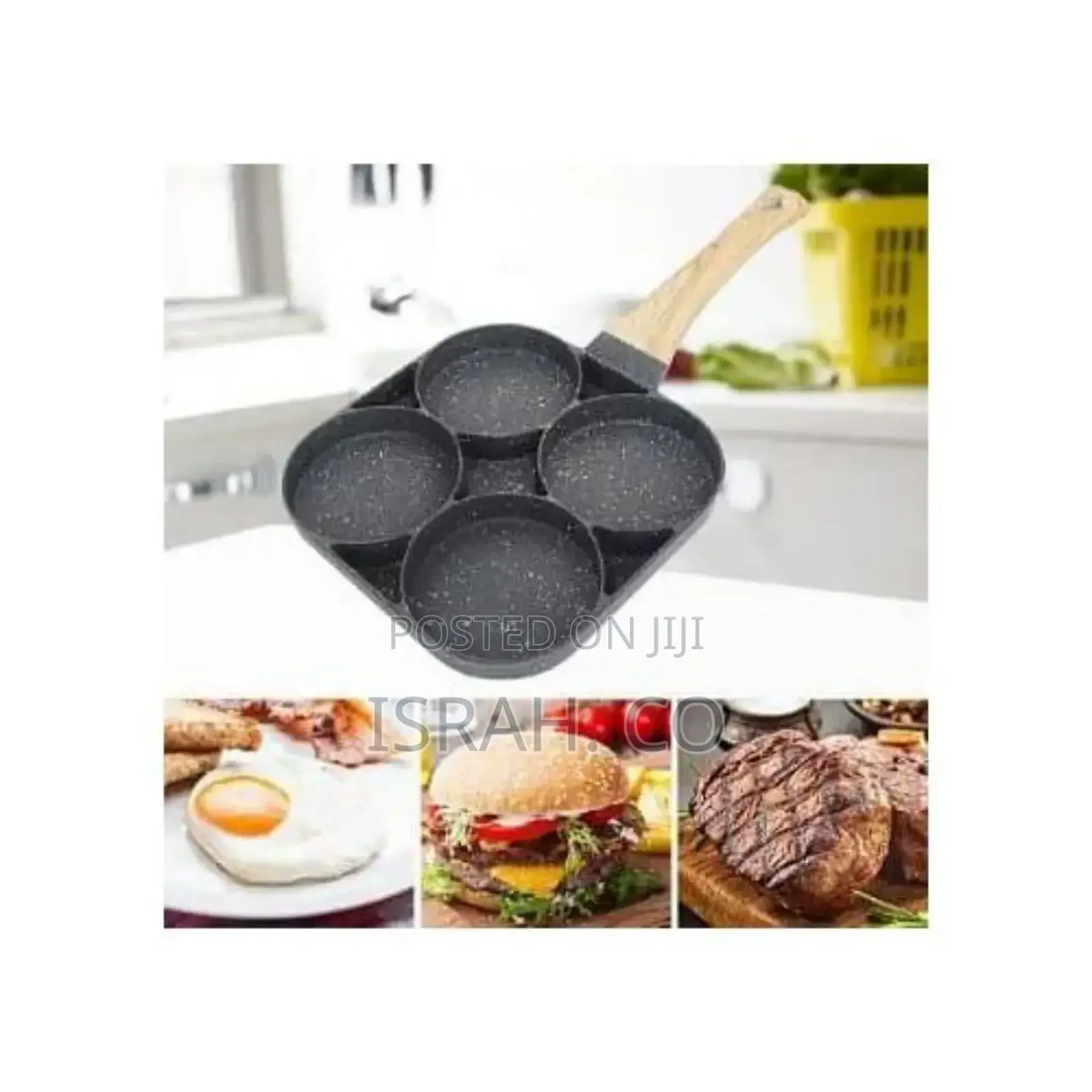 Temperature Sensitive 4-Hole Non-Stick Aluminium