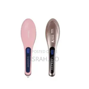 LCD Vibration Hair Straightener Electric Comb Brush