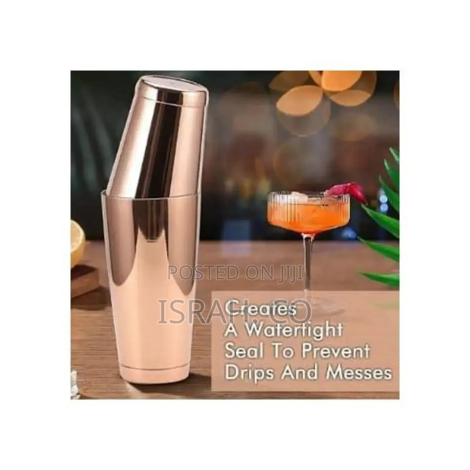 Anti-Rust Stainless Steel Boston Cocktail Shaker Mixer
