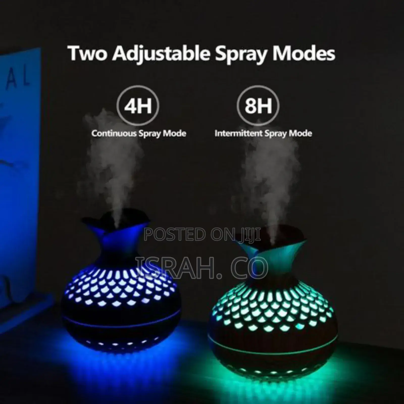 Humidifier With 7 Colours, Led Night Light Auto Shut-Off,
