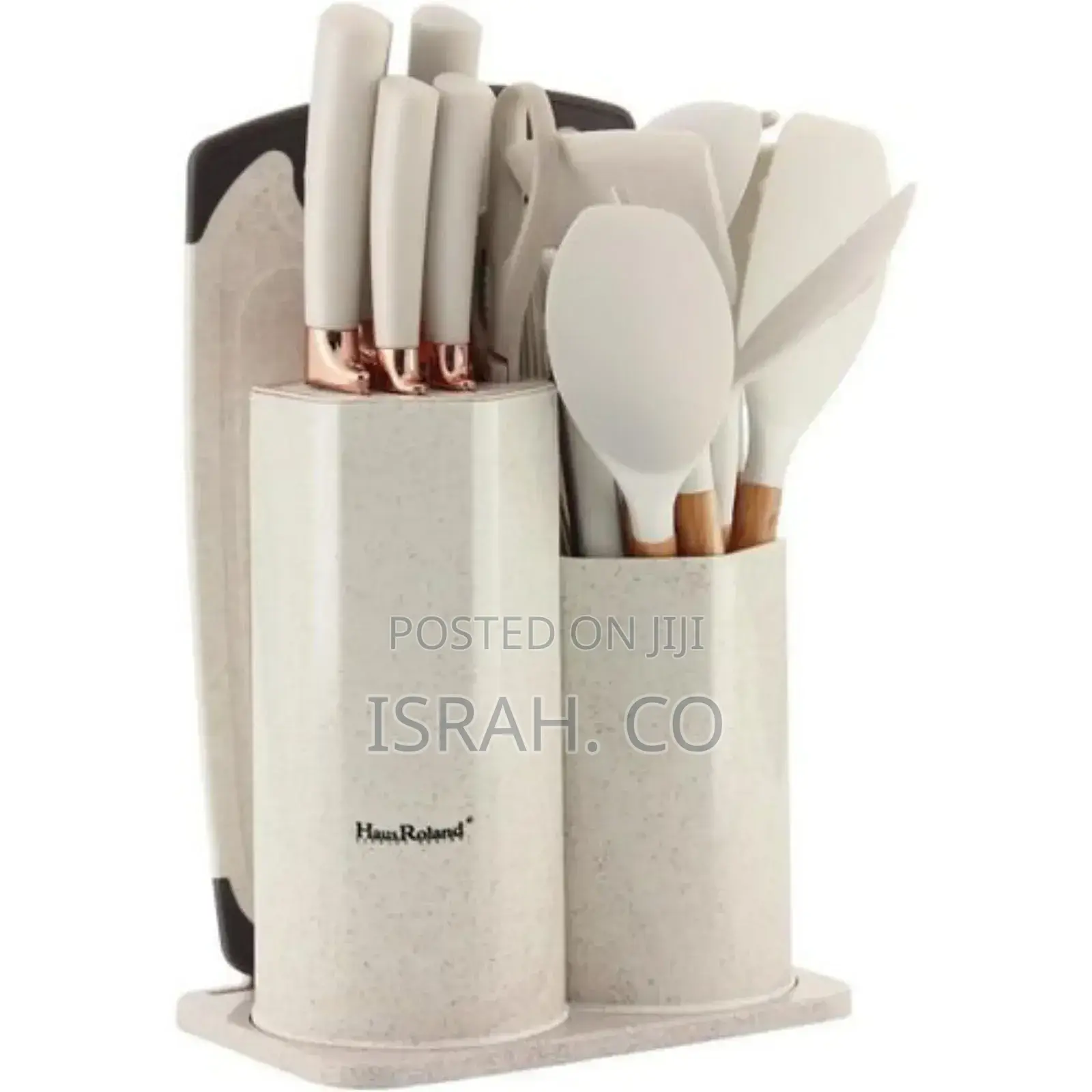 Silicone and Wooden Handles, Non Stick Kitchen Knife Sets