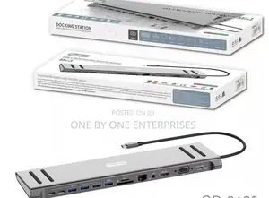 14in1 Usb C Type-C Hub Docking Station Vga, Rj45 Ethernet