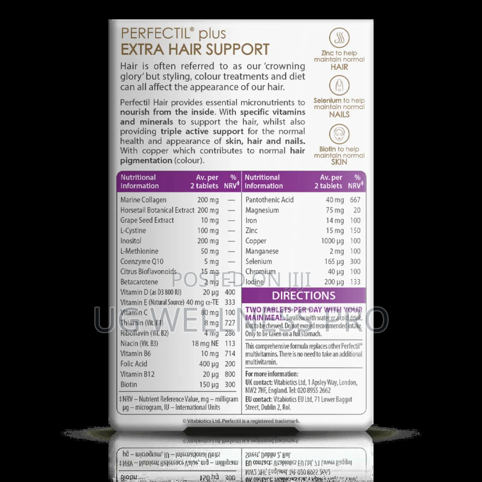 Perfectil Hair Extra Support 60 Tablets
