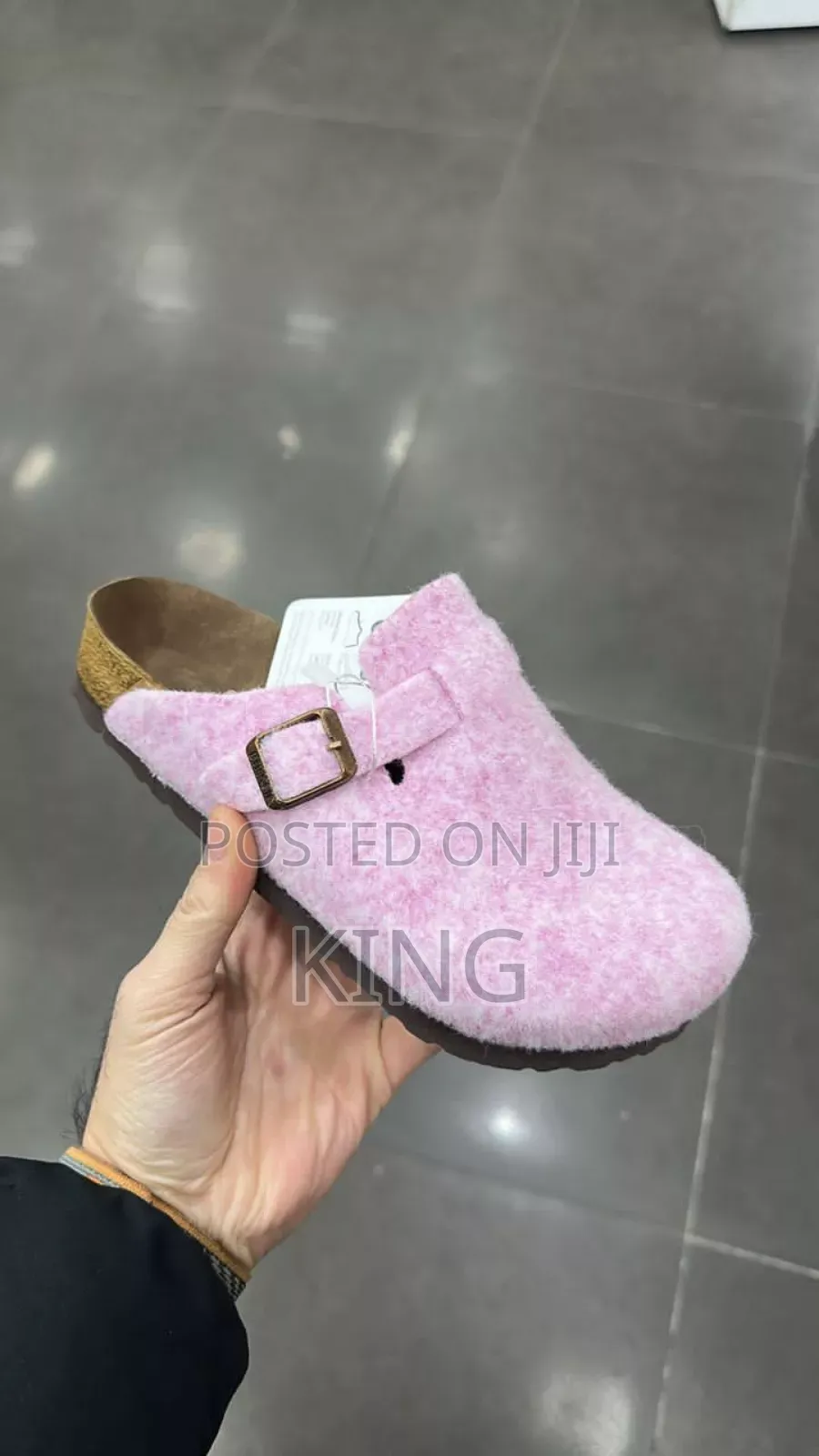 Pink Suede Clog. Birkenstock