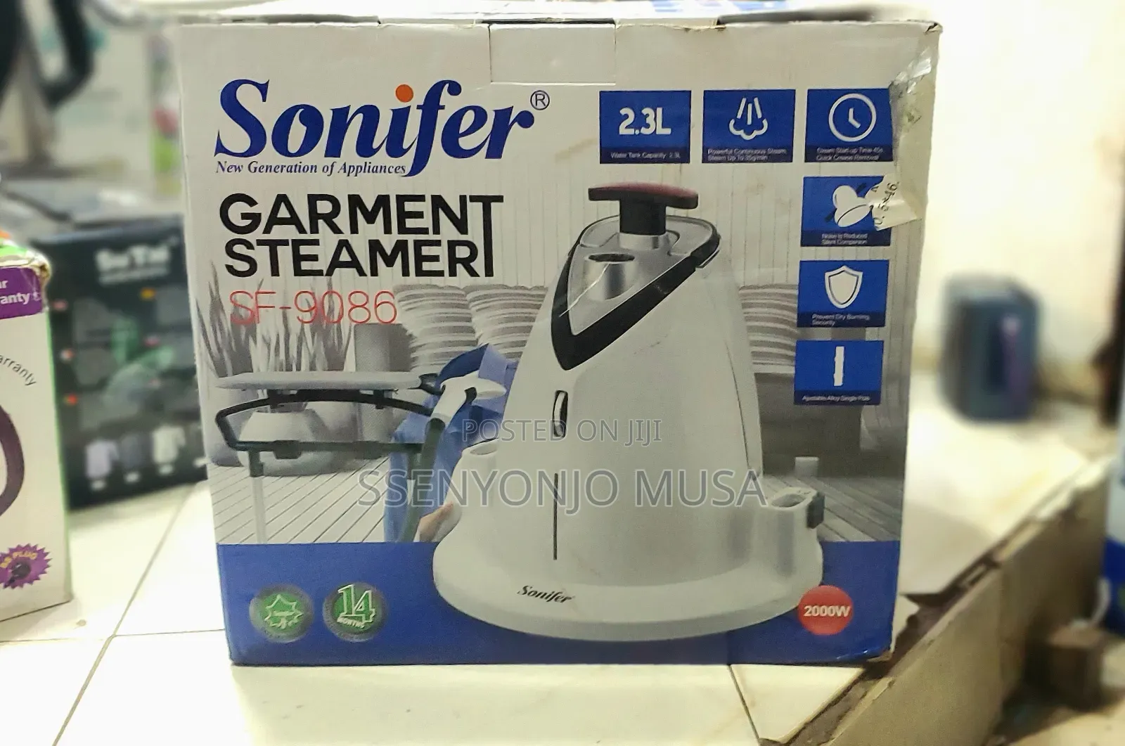 Sonifer Garment Steamer 2.3l Se-9086