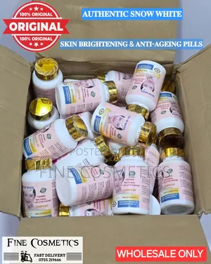 Wholesale Only. Snow White Glutathione Skin Brightening Pill