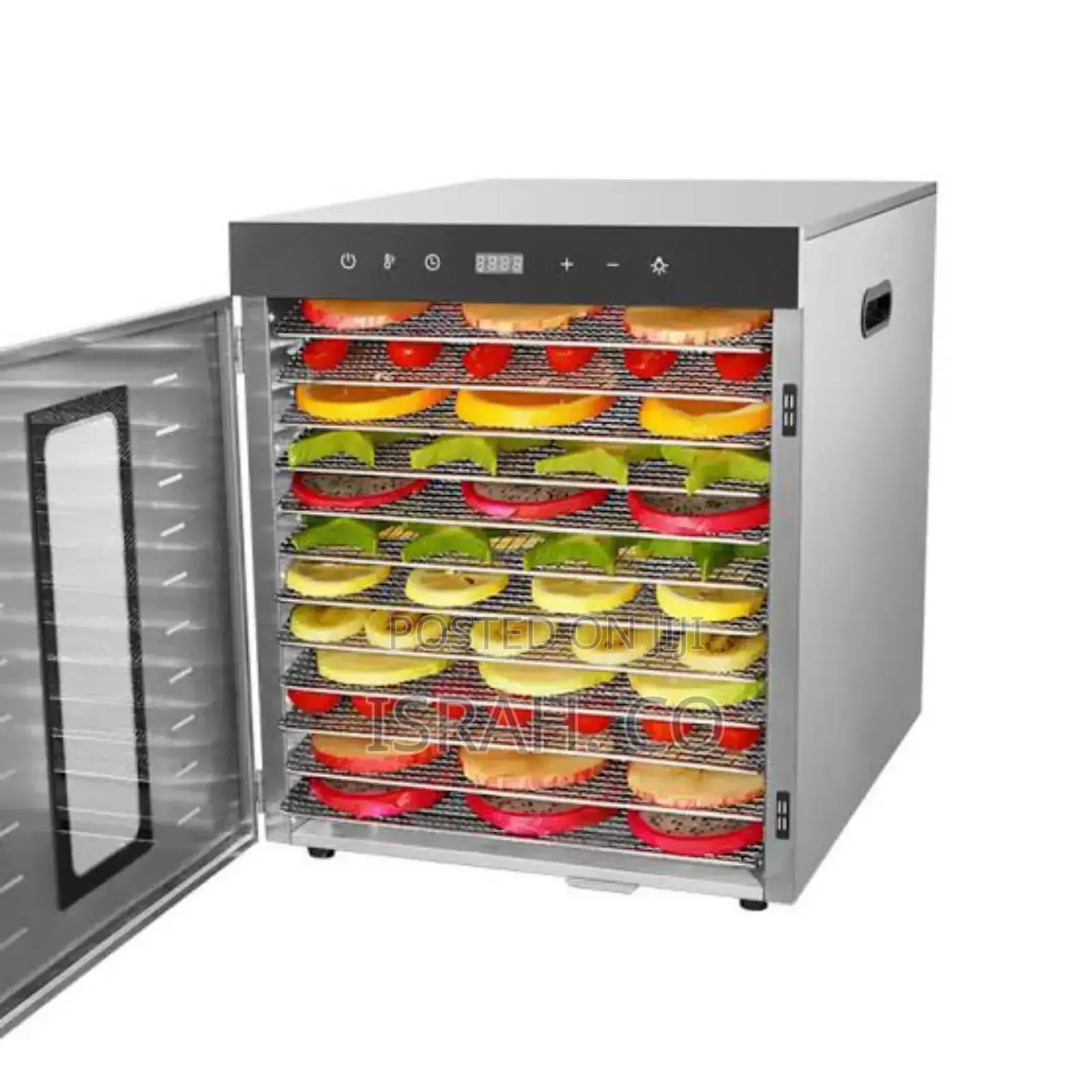 6 Trays Commercial Steel Food Fruits Vegetables Dehydrator