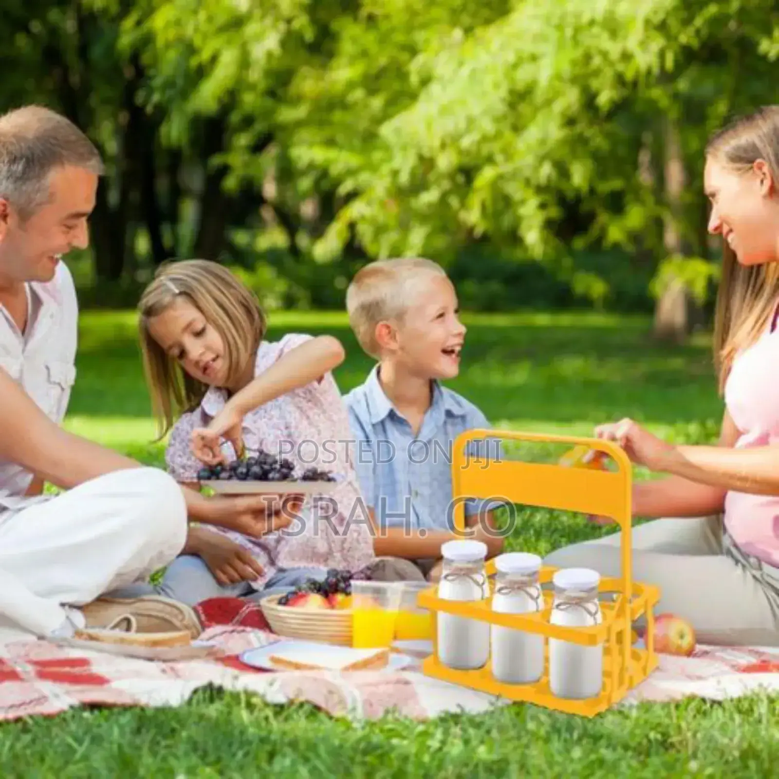 Yellow Picnic Bottle Holder
