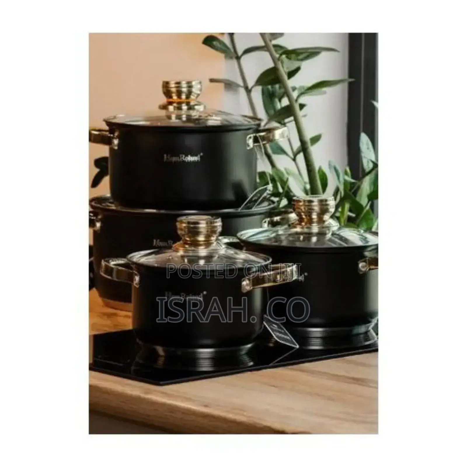 8 Pc Non-Stick Saucepans Cookware Dishes Pots Cooking Pans